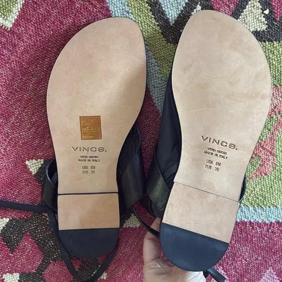 Vince ankle strap sandals, size 6, new without tags - Picture 4 of 5